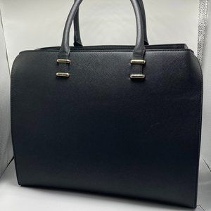 H&M large black travel tote/handbag (with shoulder strap)